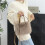 Elegant and Versatile Shoulder Bag Plush Handbag Perfect-Camel 6