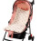 Supportive Pad Stroller Seat Liner For Infants, Universal Fit, Removable Cart Pad, Washable Pram Insert, Rainbow Pattern 1
