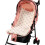 Supportive Pad Stroller Seat Liner For Infants, Universal Fit, Removable Cart Pad, Washable Pram Insert, Rainbow Pattern 4