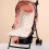 Supportive Pad Stroller Seat Liner For Infants, Universal Fit, Removable Cart Pad, Washable Pram Insert, Rainbow Pattern 5