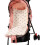 Supportive Pad Stroller Seat Liner For Infants, Universal Fit, Removable Cart Pad, Washable Pram Insert, Rainbow Pattern 3