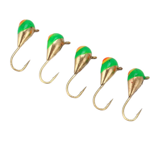 Πλάνοι πάγου Tungsten Ice Jigs, εξαιρετικά ευαίσθητα, με λάμψη, σε σχήμα δάκρυ, ευαίσθητο 1