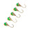 Πλάνοι πάγου Tungsten Ice Jigs, εξαιρετικά ευαίσθητα, με λάμψη, σε σχήμα δάκρυ, ευαίσθητο 6
