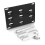 Car Front License Plate Mount Frame Bracket Aluminum License Plate Relocator Tow Hook 1