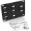Car Front License Plate Mount Frame Bracket Aluminum License Plate Relocator Tow Hook 5