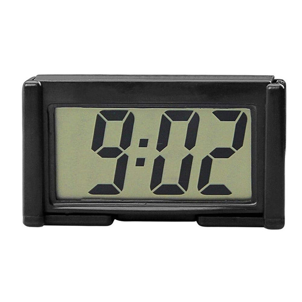 Mini Car Clock Dashboard Time Digital Clock For Cars And Trucks Self Adhesive Bracket Vehicle Electronic Clock 9339159741269