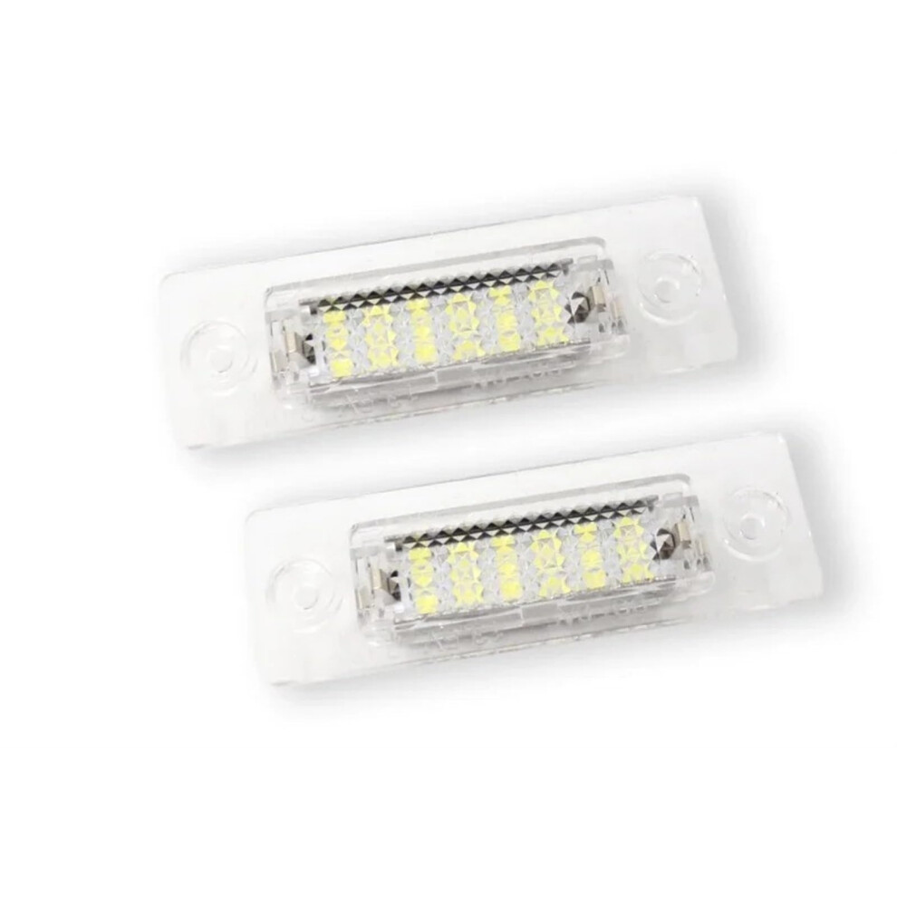 2Pcs Brightness Led License Plate For Vw Passat Golf Caddy T5 Transporter Light 9119770203069