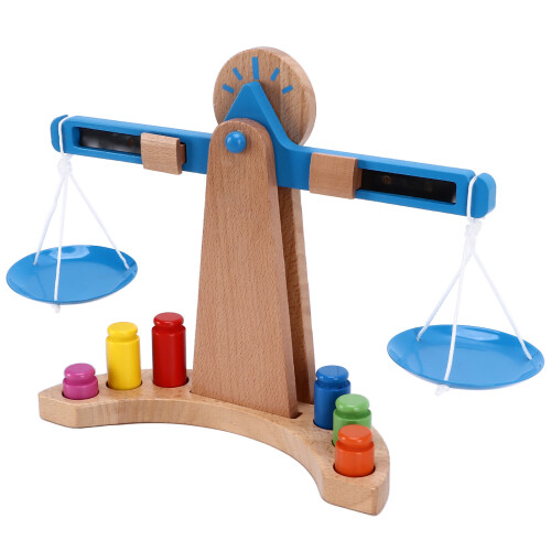Holzwaage-Spielzeugset, pädagogisches 2