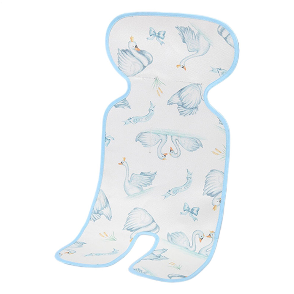 Carseat Cooler Stroller Ice Insert, Breathable Cooling Pad, Reusable Gel Liner With Soft Surface, White