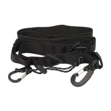 Maximiert den vertikalen Stauraum für Campingausrüstung, verstellbarer Tragegurt für individuelle Passform, rutschfestes Schulterpolster aus Nylon.