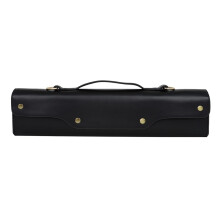 Flute Handbag WearResistant Synthetic Storage Bag With Shoulder Strap Black Flute Carrying Case For Musicians
