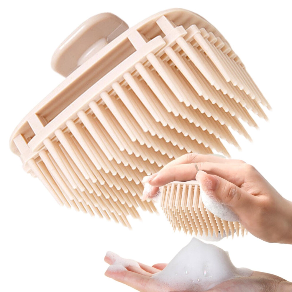 Scalp Massager for Hair Growth with Soft Bristles Shampoo Brush, Ergonomic Grip for All Hair Types