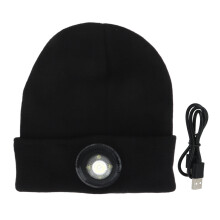 Berretto multifunzione a LED, cappello con lampada frontale ricaricabile con USB Type-C per avventure all'aria aperta senza interruzioni