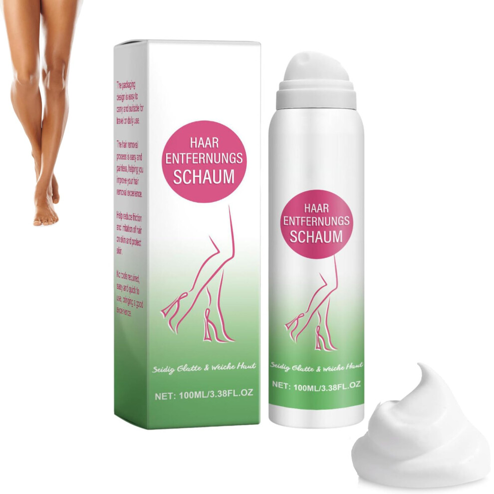 Body Hair Removal Foam Gentle Formula No Skin Irritation For Women And Men 100ml