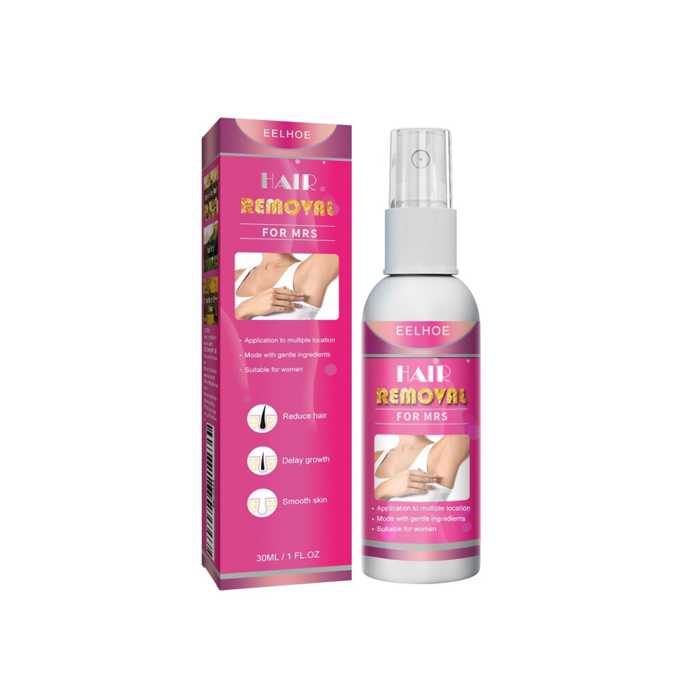 Refreshing Hair Removal Spray for Underarms for Women, 30 Ml â Gentle, NonIrritating MultiPurpose Hair Removal for Silky Smooth Skin (2PCS)