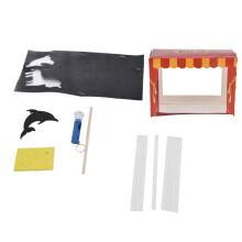 Kinder DIY Schattenpuppen Spielzeug Kreativität