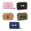 Aesthetic Smile Patterned Nylon Toiletry Bag with Large-Blue 2