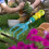 Small garden rake for children, animalshaped handle, practical, nonslip. 3