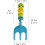 Small garden rake for children, animalshaped handle, practical, nonslip. 4