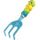 Small garden rake for children, animalshaped handle, practical, nonslip. 5