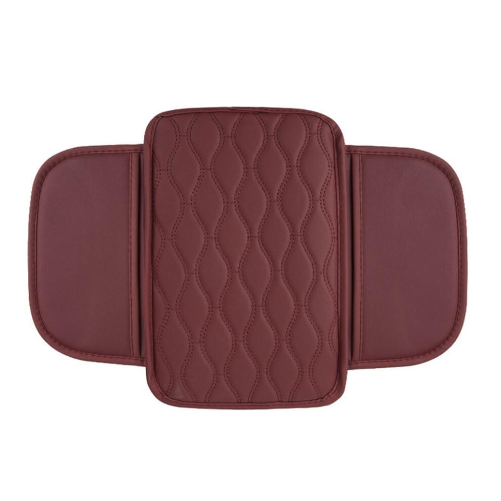 Car Armrest Pad Leather Waterproof Center Console Cushion For Hyundai Creta Ix25 N Line Custo Entourage Red 9119770206480