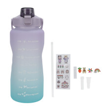 Motivational Quote Water Bottle, Leakproof BPA-Free Tumbler for Fitness and Sports, Easy to Drink on the Go