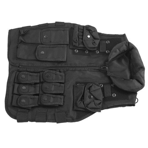 Γιλέκο Airsoft για παιδιά, αρθρωτό τακτικό γιλέκο με αφαιρούμενες θήκες, ανθεκτικό 2