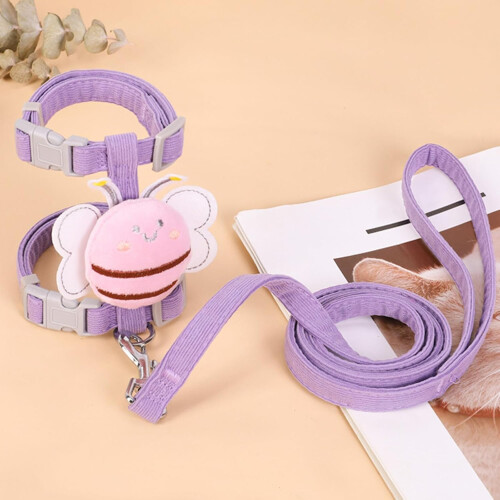 Adjustable cat harness, breathable mesh fabric, adjustable, for small to mediumsized cats. Ref: 7384 2