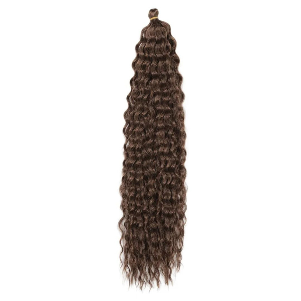 Deep Wave Braiding Hair Natural Synthetic Weaving Water Crochet Braid Extension African Curls 22 Inches 3 Pcs Per Lot