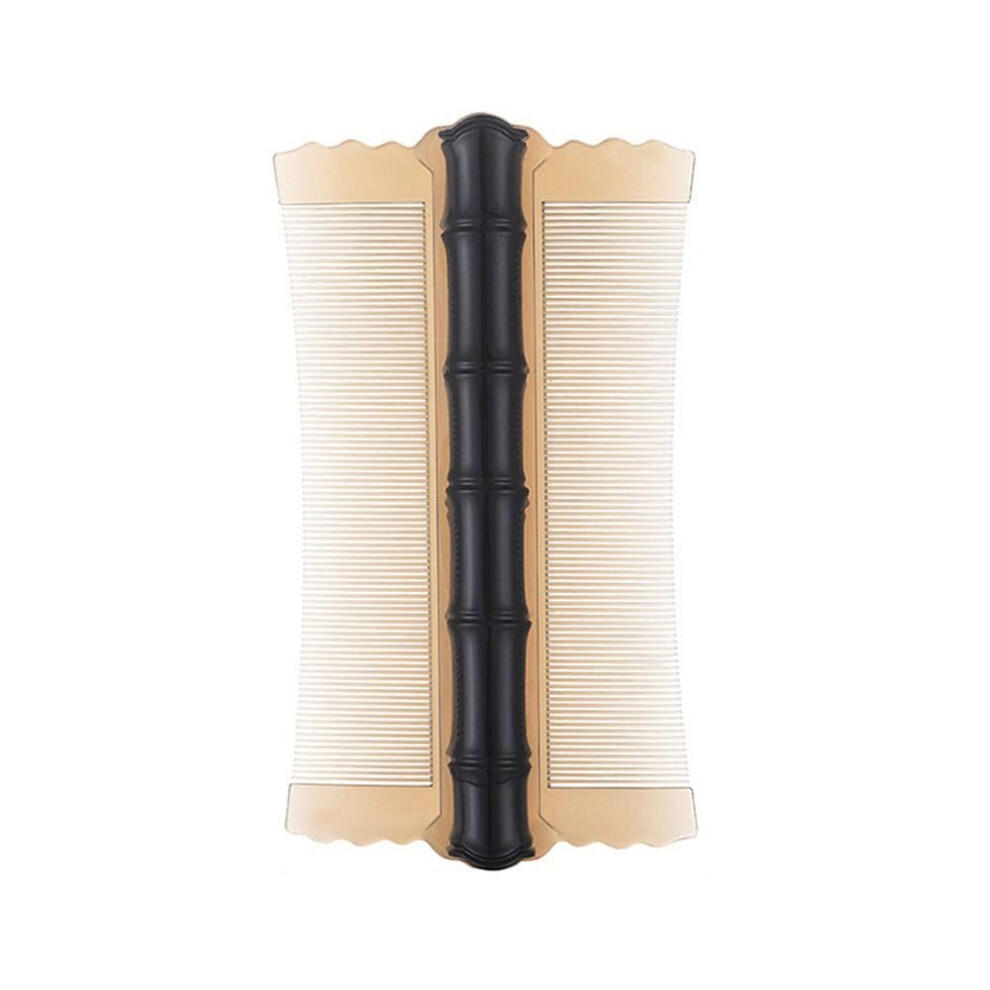 DoubleSided Scalp Massage Comb with Ergonomic Grip for Dandruff Removal and All Hair Types