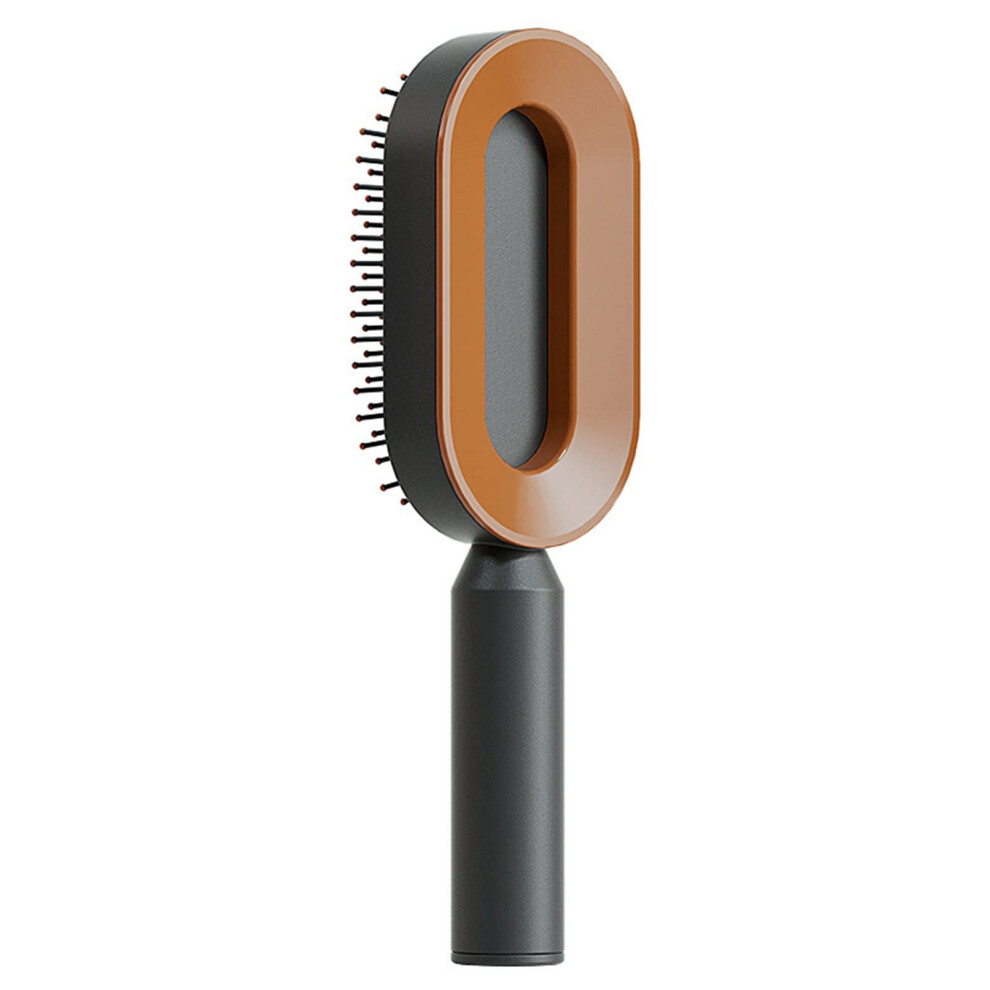 Unisex Black,Gold Detangling Hair Brush With Wide Teeth For Curly Hair, Antistatic Scalp Massage Comb Black Gold