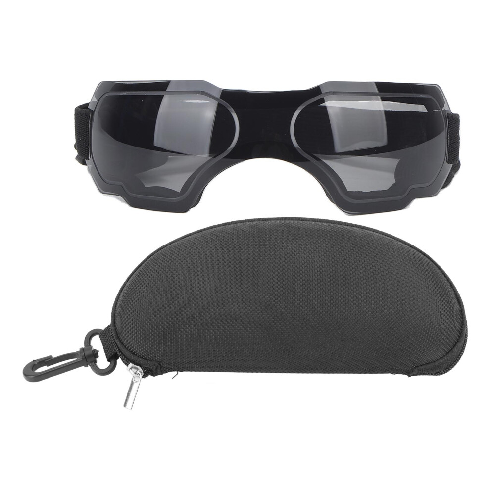 Dog Sunglasses With UV Protection, Lightweight And Breathable Design, Windproof And Anti-Dust Frameless Lenses For Small To Medium Dogs, Adjustable St