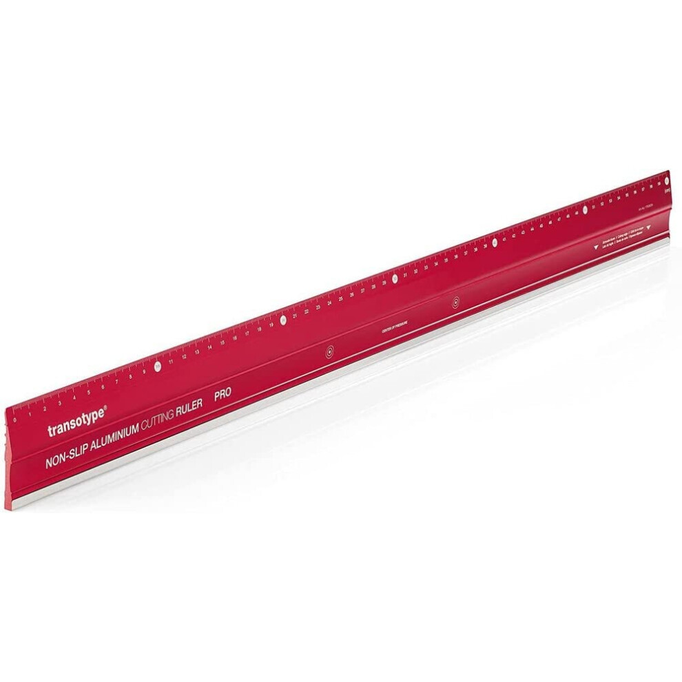 Pro 17806006 Aluminium Cutting Ruler 60 Cm Red 9119770206725