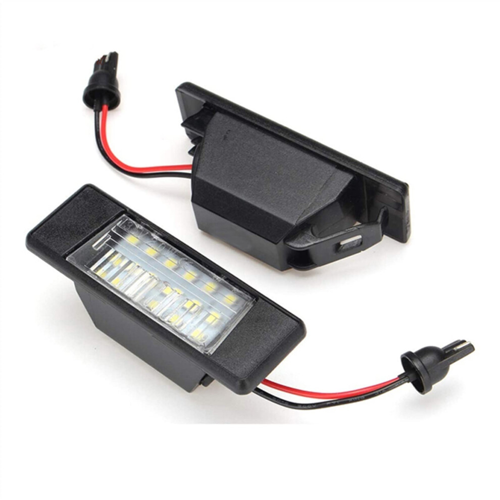 2Pcs Led License Plate Lights Ip67 Waterproof For Nissan Qashqai Xtrail Juke Teana Versa Nv200 9323874508689