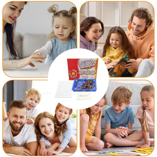 Craft Art Board String Set, Loom Set with Colorful Ropes for Kids 2