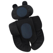 Polyester Baby Pushchair Seat Pad Removable Washable Cushion Breathable Travel Padding Black