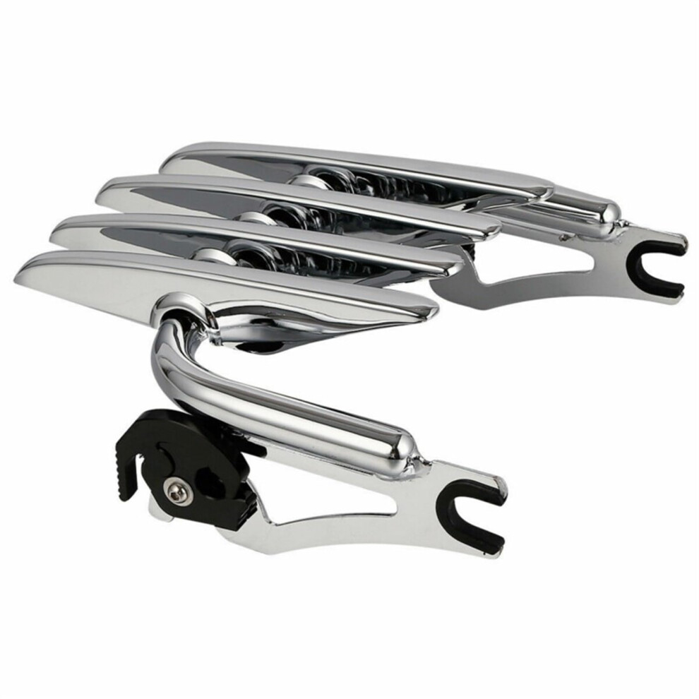 Motorcycle Luggage Rack With Docking Hardware Kit For Harley Street Glide 20142022 Silver 9001264365288