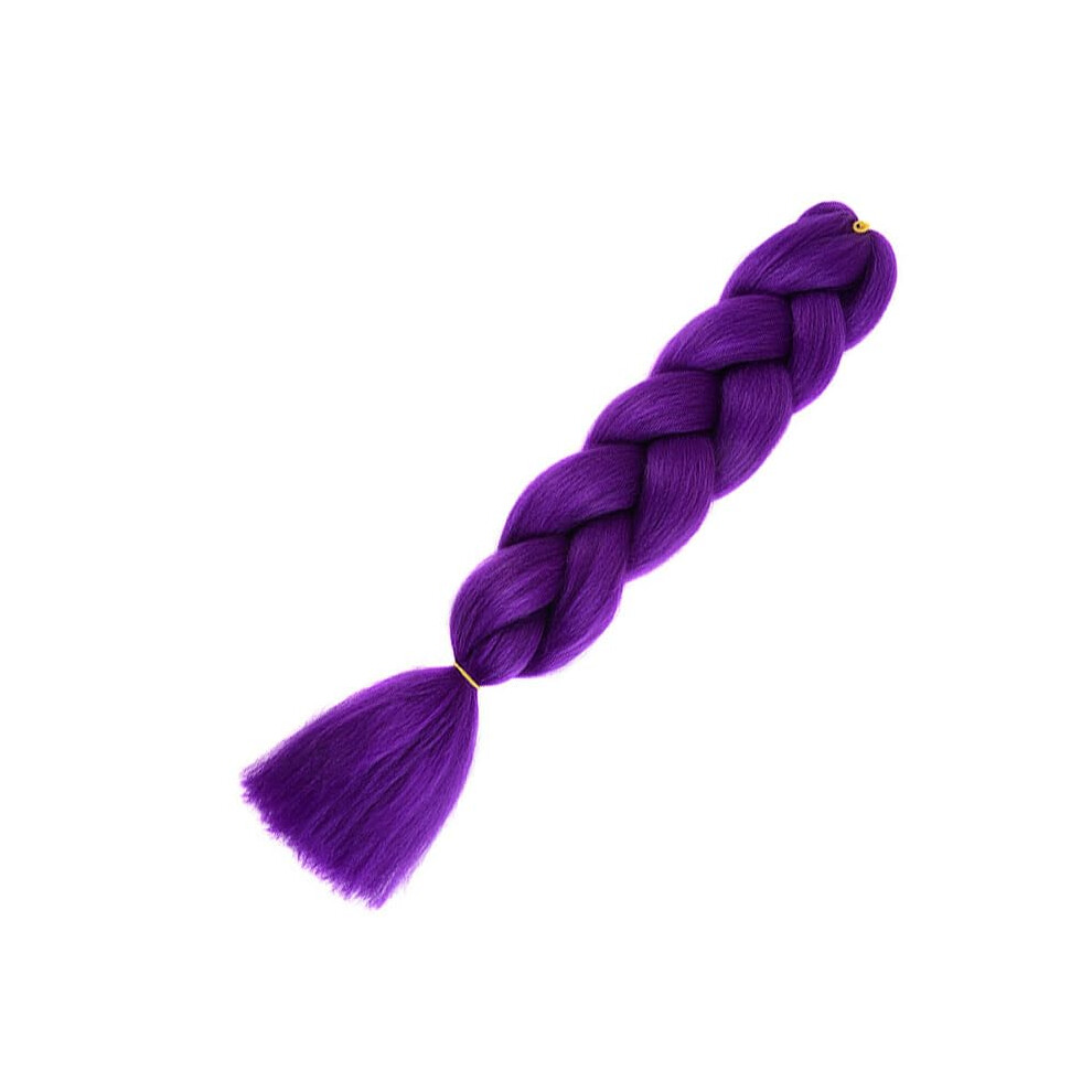 Unisex Brown 24Inch Jumbo Braids Hair Synthetic Braiding Extension For Women Crochet Jumbo Braid Ombre