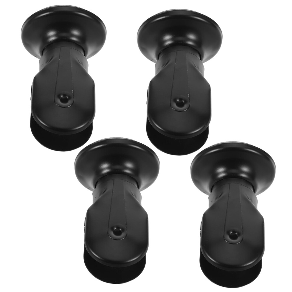 Stainless Steel Toilet Partition Hardware Heavy Duty Support Foot Brackets 4Piece Pack For Public Restroom Cubicles 9001264366285