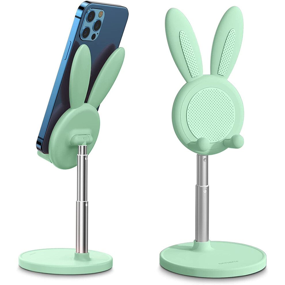 Cute Bunny Desktop Phone Stand, Elegant Cellphone Support For Home & Office, Adjustable & Stable, Ergonomic Design For Reduced Strain, Ideal G 9466005002561