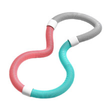 Weighted Soft Spring Hoop Foldable Exercise Hoop For Home And Travel Portable Compact
