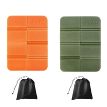 Almofada de assento dobrável e confortável, fácil de transportar, em espuma, ideal para piqueniques no parque, camping, caminhadas, mochilão,