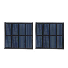 Mini painel solar de alta eficiência para projetos de iluminação solar DIY, carregador solar de silício policristalino de baixo consumo para