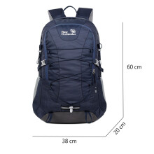 Všestranný turistický batoh, robustný materiál, ľahký skladací batoh na outdoorové dobrodružstvá
