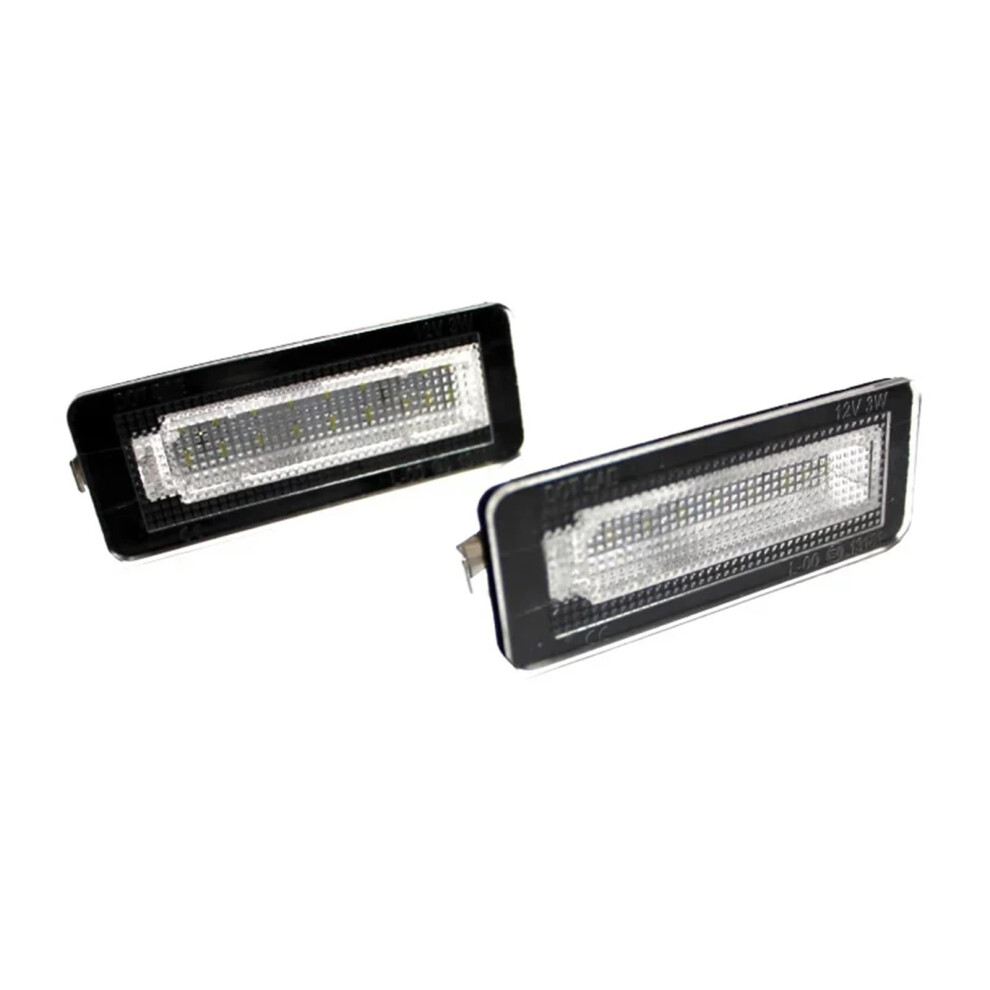 Led License Plate For Mercedes Benz Smart Fortwo W450 W451 W453 Coupe Convertible 2Pcs Light 9323874508580