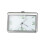Stick On Dashboard Car Clock, Mini Quartz Analog, Luminous Dial, Silver, Self Adhesion, Air Vent Mount, Horizontal 1