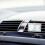 Stick On Dashboard Car Clock, Mini Quartz Analog, Luminous Dial, Silver, Self Adhesion, Air Vent Mount, Horizontal 5