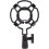 Robust Microphone Shock Mount Clip,  for Radio Broadcasting Studio Recording Microphone Stand Holder 4