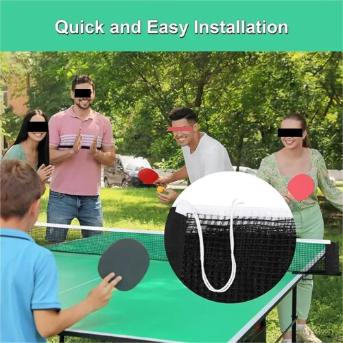 Net 2Pack Adjustable Foldable Frame Quick Installation Fits Table Tennis Tables Blue 1