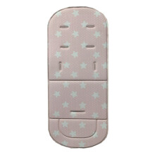 Baby Stroller Cushion Seat Machine Washable Universal Stroller Liner Pad Giraffe Cartoon Star Pink Trolley Compatible
